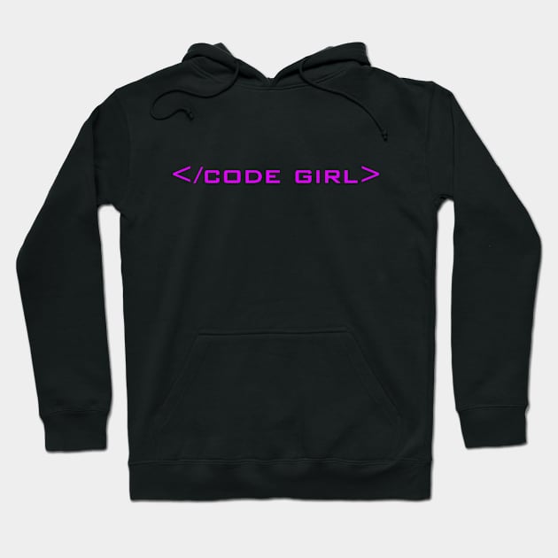 Code girl Hoodie by Demarkt